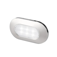 LED COURTESY LIGHT - 12 VOLTS - Stainless steel - Cool White (5500-6300) - WK-LCL3-CW - AZLED